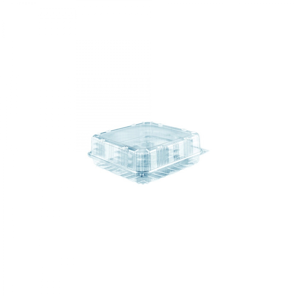 clear hinged square container 150*145*50