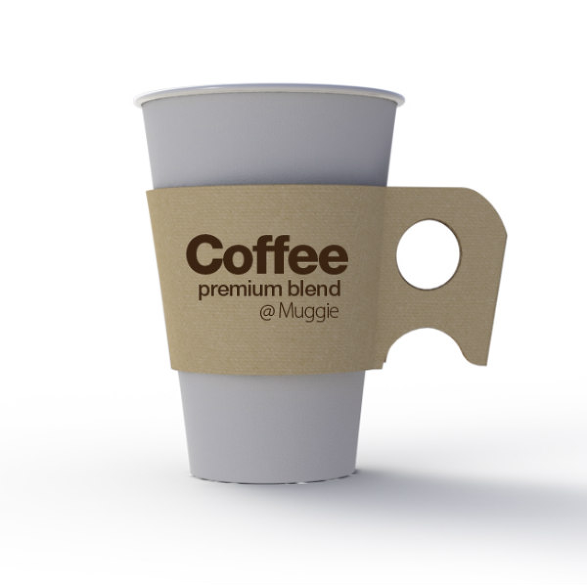 paper cup with handle 7 oz / 72*77
