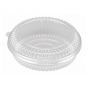 clear round hinged container  93*65