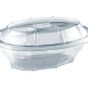 oval hinged salad container 375 