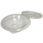 oval hinged salad container 375 
