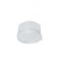round cake containers with transparant base 220mm