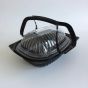 black chicken container with lid 320*225*110