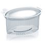 oval hinged container with lid 250 / 140*110 / 40
