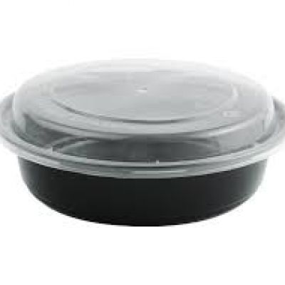 round microwave container with pp  lid 