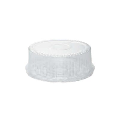 round cake container with transparent base